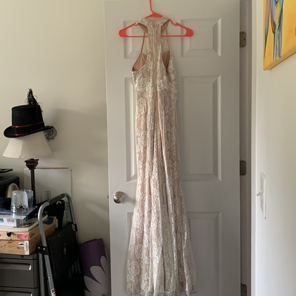 City Studio Lacy White Dress - Picture 2 of 3